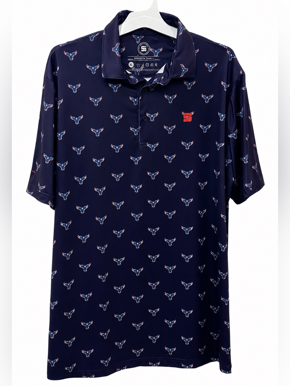 COBY STEVENS Eagle Golf Polo Shirt size XL UPF 50